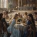 Intimate moment between Lili and King Mark in the royal bedroom