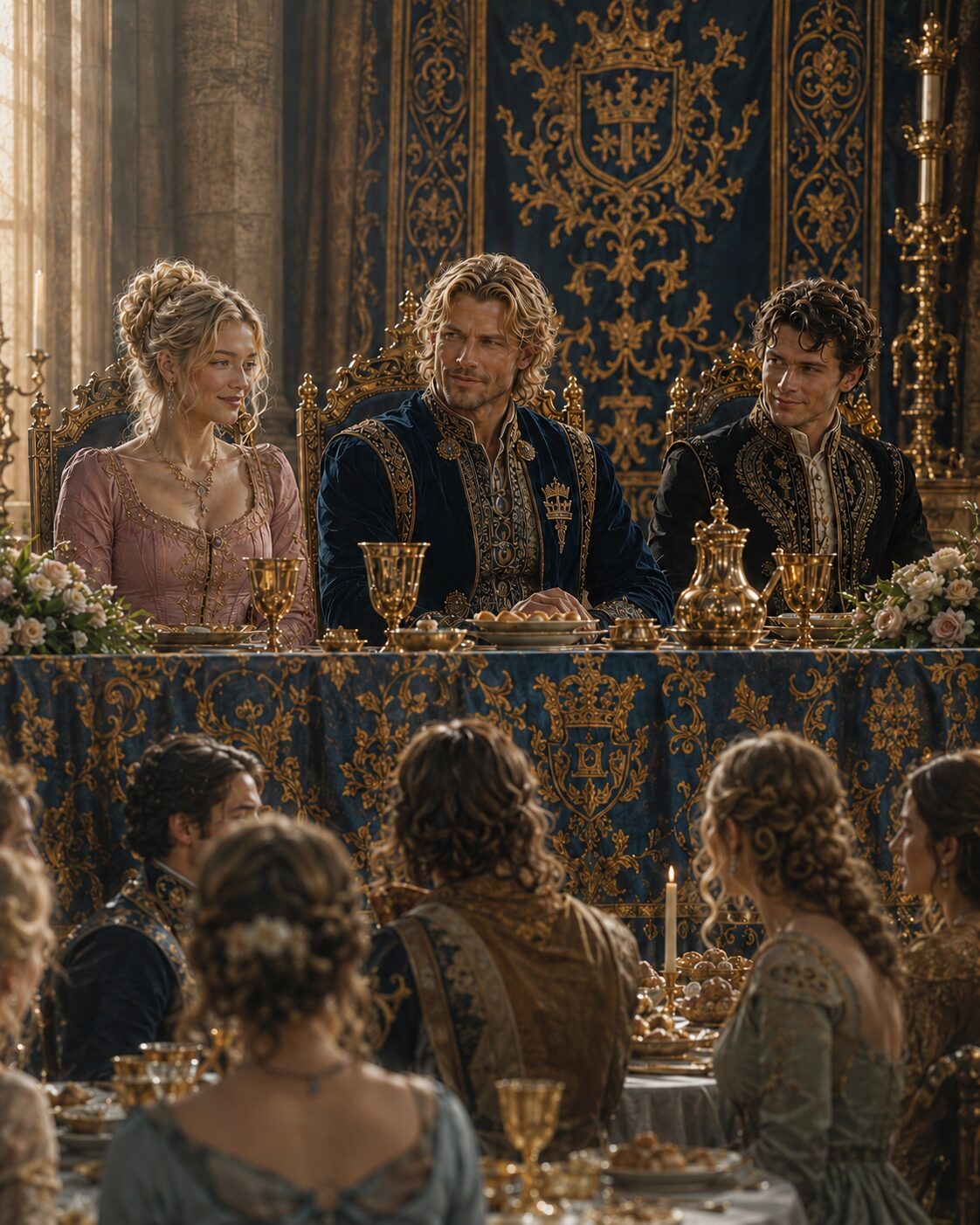 Lili and King Mark interrupted by troubling news from the kingdom
