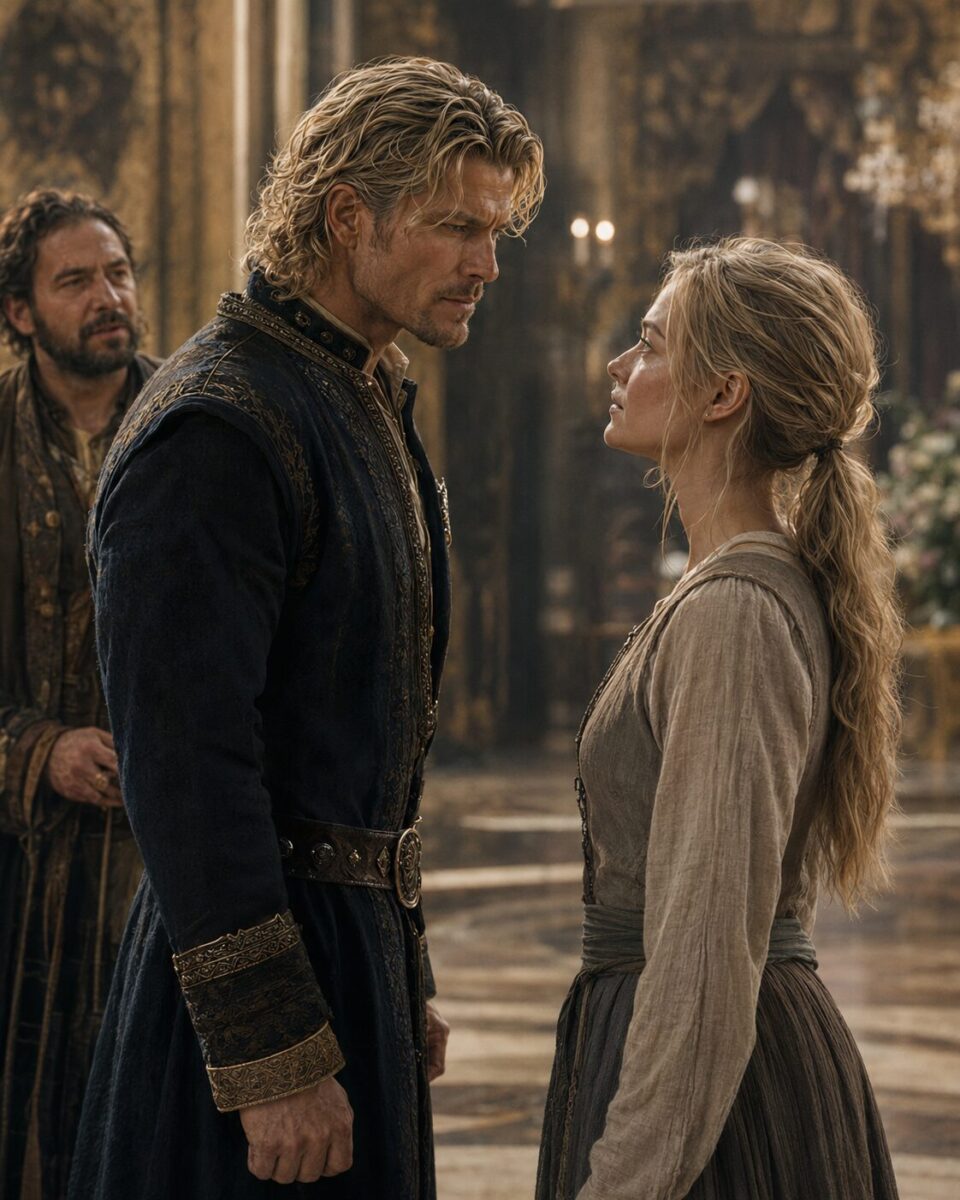 Lili and King Mark during a passionate romantic reunion