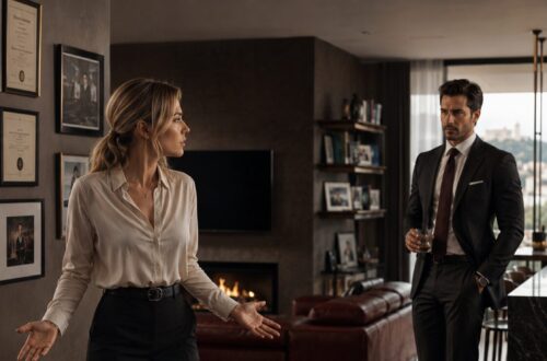 Lucas and Lucia meet again in their modern office after their relationship has become intensely personal.