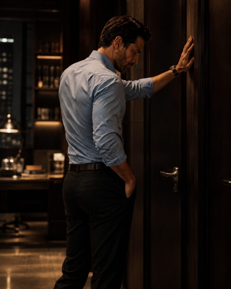 Lucas watches Lucia in the office as attraction and frustration continue to build between them.